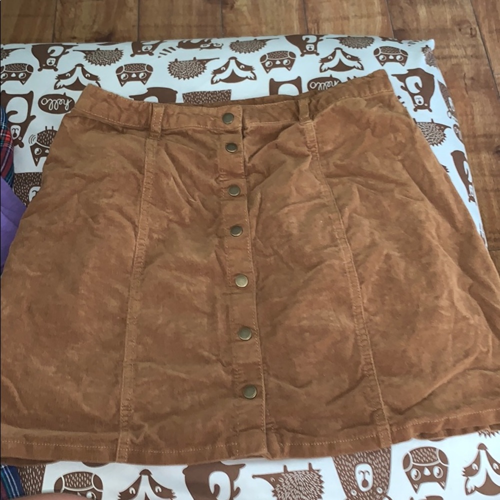 Forever 21 button up skirt